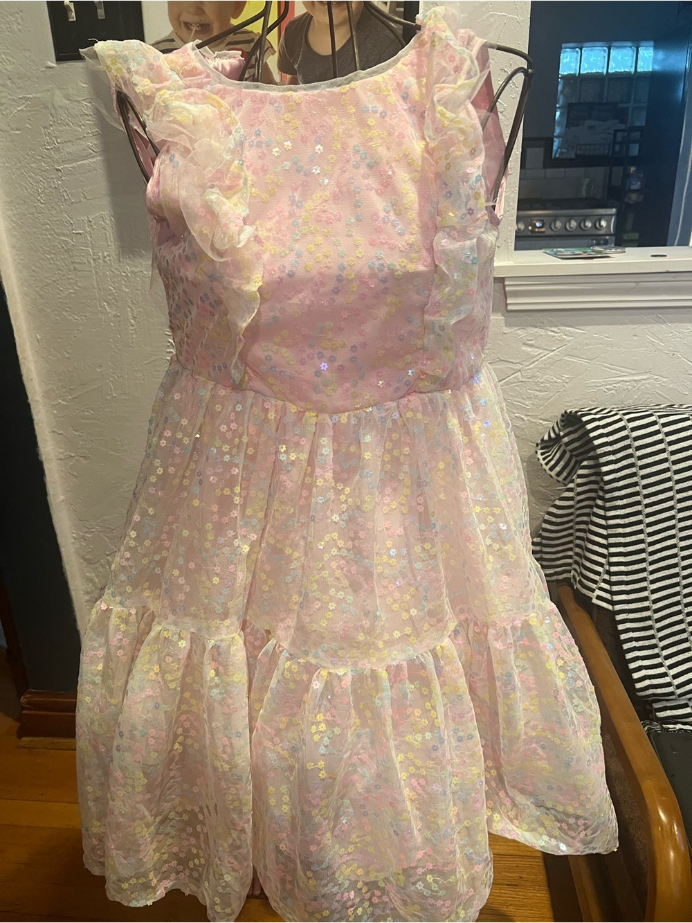 Kensie Girl Pink Sequin Dress